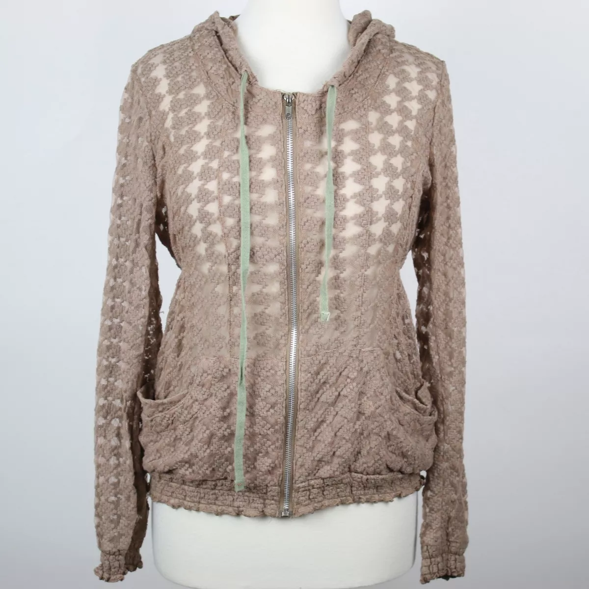 Mango knit hoodie cheap