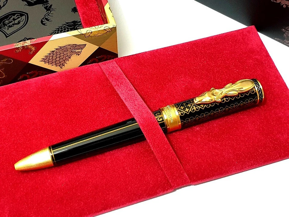 Montegrappa Game of Thrones Baratheon Ballpoint Pen Kugelschreiber Full Set NEU - Bild 4 von 4