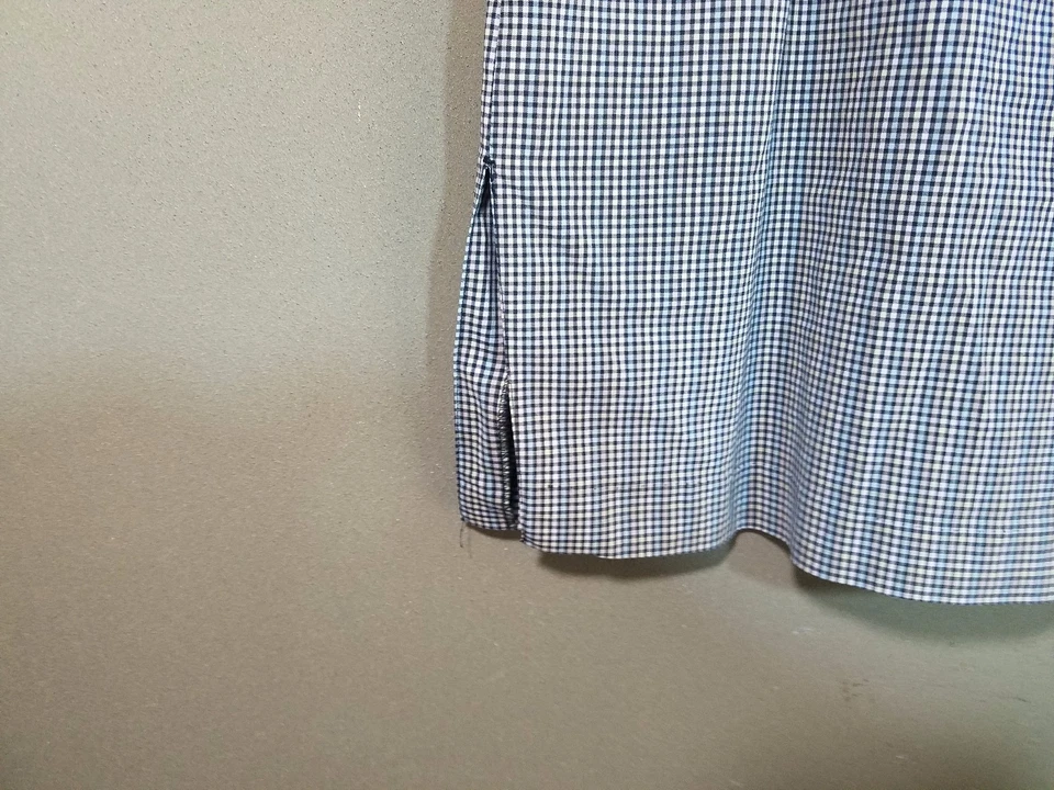 Skort Sport Haley Talla 16 Negro Blanco Azul Cuadros Foto 4 de 4