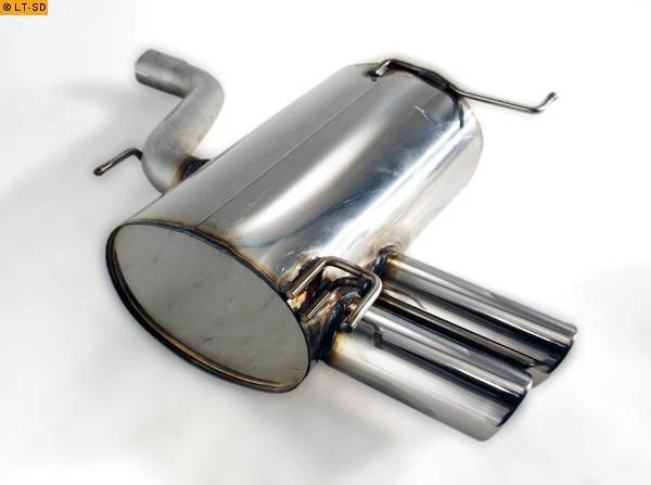 Impianto Completo Bastuck Da Gatto. BMW 3er E92 Coupe E93 Cabriolet 330d 2x76mm - Immagine 3 di 4