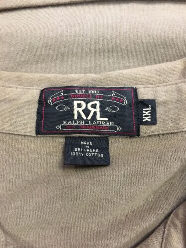 Ralph Lauren RRL Double RL Cotton Work Shirt Mens 2X Chinstrap 1/2 