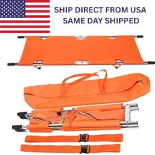 Medical Foldable Patient Transfer Stretcher Portable Rescue Stretcher