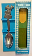 DONALD DUCK SPOON TOKYO DISNEYLAND 80'S IN PACKAGE DOUBLE-SIDED UNUSED