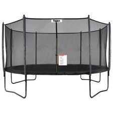 SkySurf Classic 14' Trampoline w/ Safety Enclosure Net and Ladder for Kids