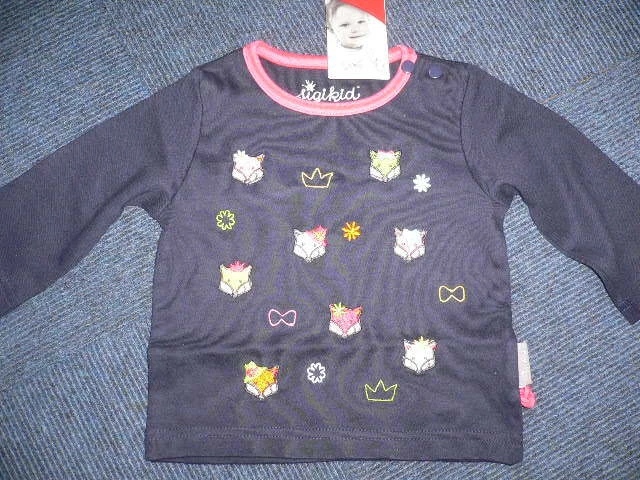 SIGIKID MÄDCHEN LA-SHIRT marine Gr. 62-86 - Bild 2 von 4