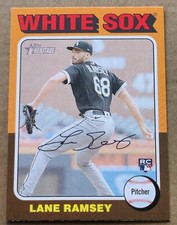 2024 Topps Heritage Lane Ramsey Rookie #353 Chicago White Sox