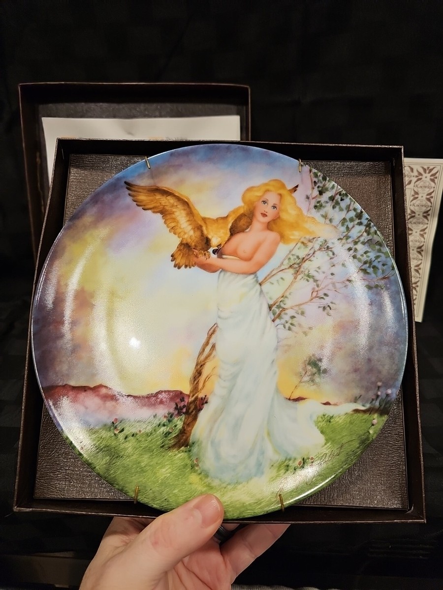 vintage an・an no.29 Edwin M. Knowles, The Four Ancient Elements Plate 