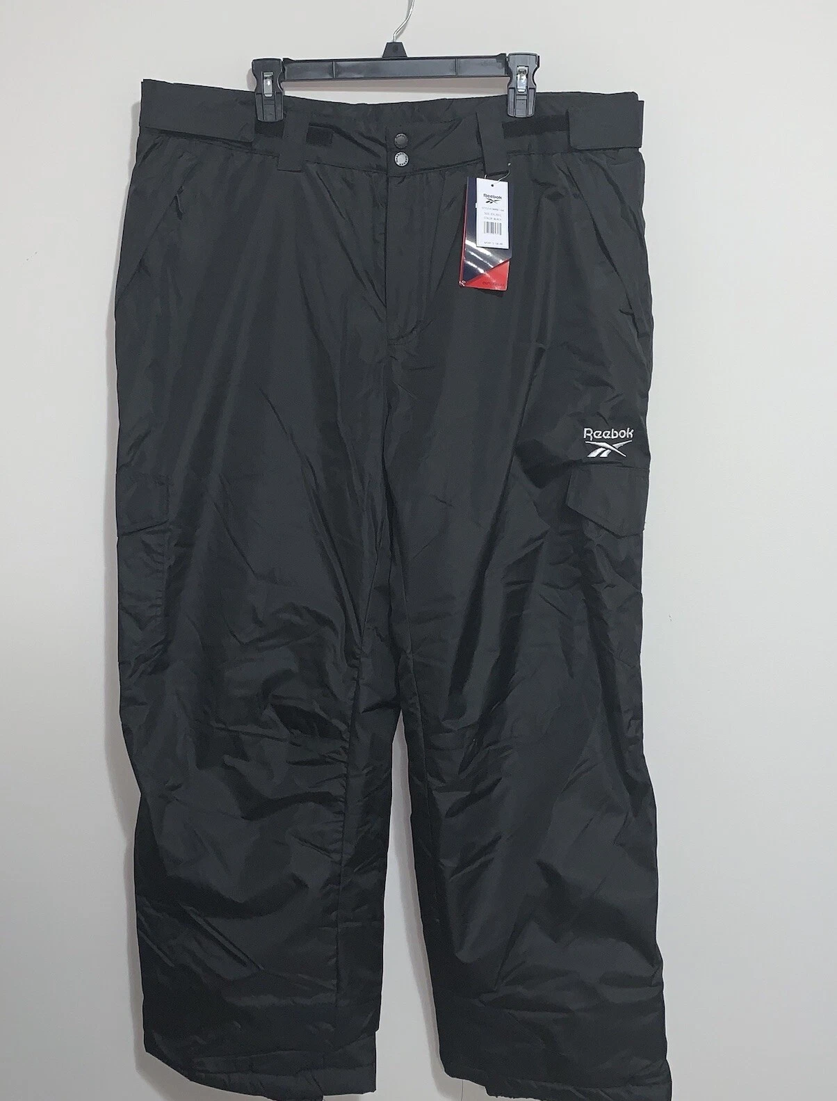 Reebok Ski Snow Pants XXL Black Winter Outdoors Snowboard OMRB1164 NWT $130