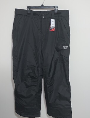 Reebok Ski Snow Pants XXL Black Winter Outdoors Snowboard OMRB1164 NWT $130