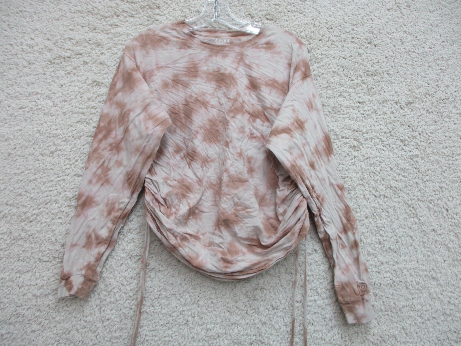 PINK Victoria Secret Sweater Medium Adult Pullover Straps Cropped Stretch Womens