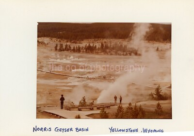 #ad #ad YELLOWSTONE NATIONAL PARK Color FOUND PHOTO Snapshot NORRIS GEYSER 47 LA 80 Y $15.99