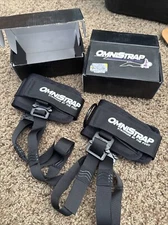 2 -  Omnistrap Adjustable Dumbbell Weight Ankle Strap Shoe Attachment NEW