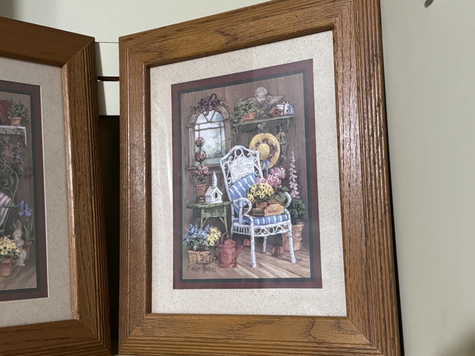 Lot Of 2 Home Interior Vintage Framed Pictures eBay