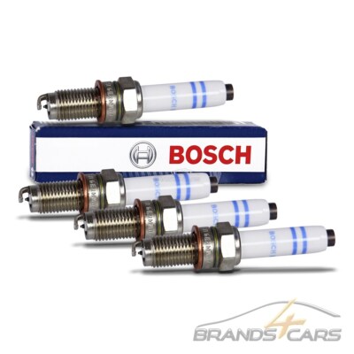 4x BOSCH ZÜNDKERZE FÜR AUDI A3 SEAT SKODA OCTAVIA VW CADDY GOLF TIGUAN 1.4 TSI