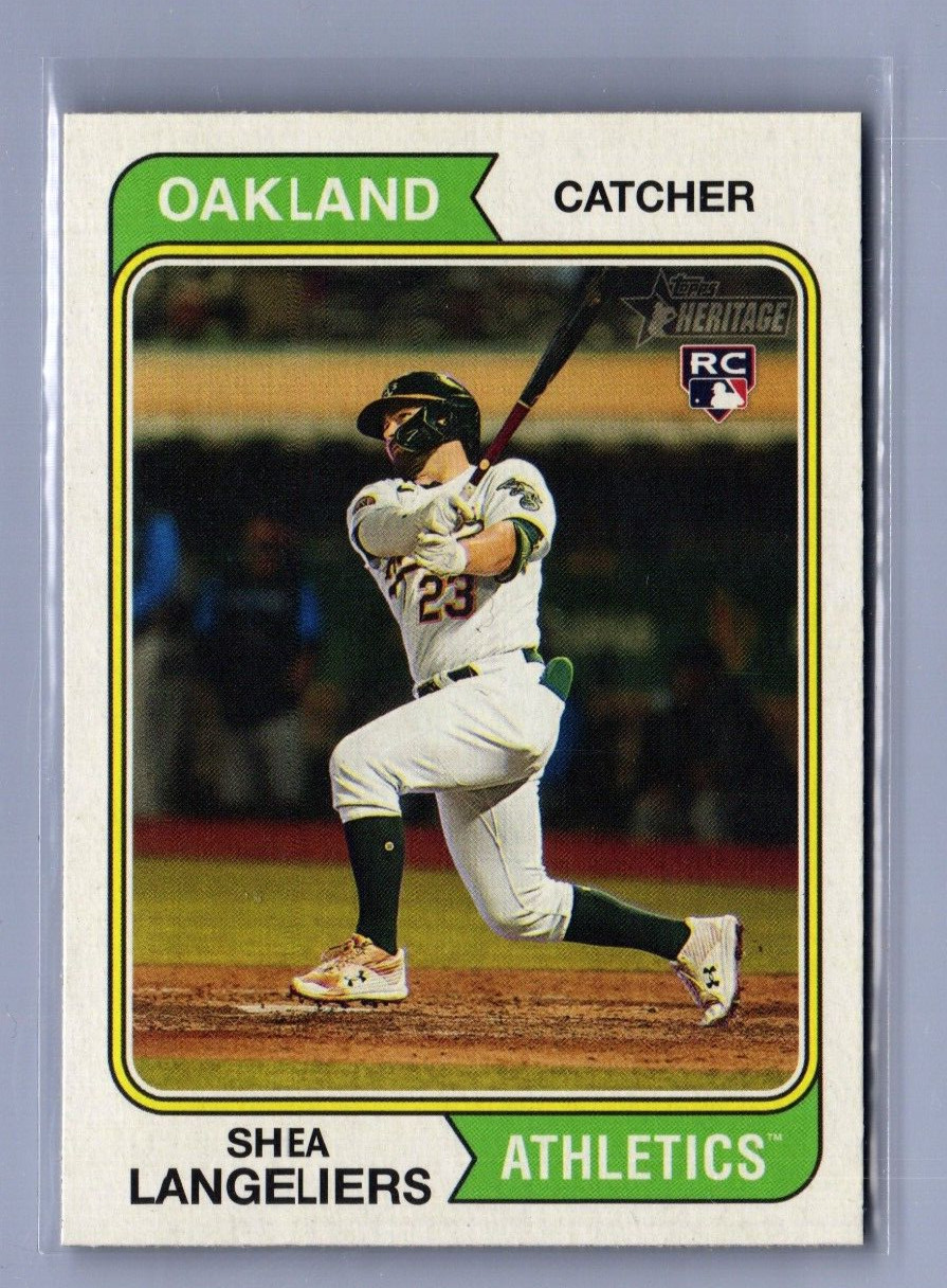 2023 Topps Heritage #190 Shea Langeliers RC