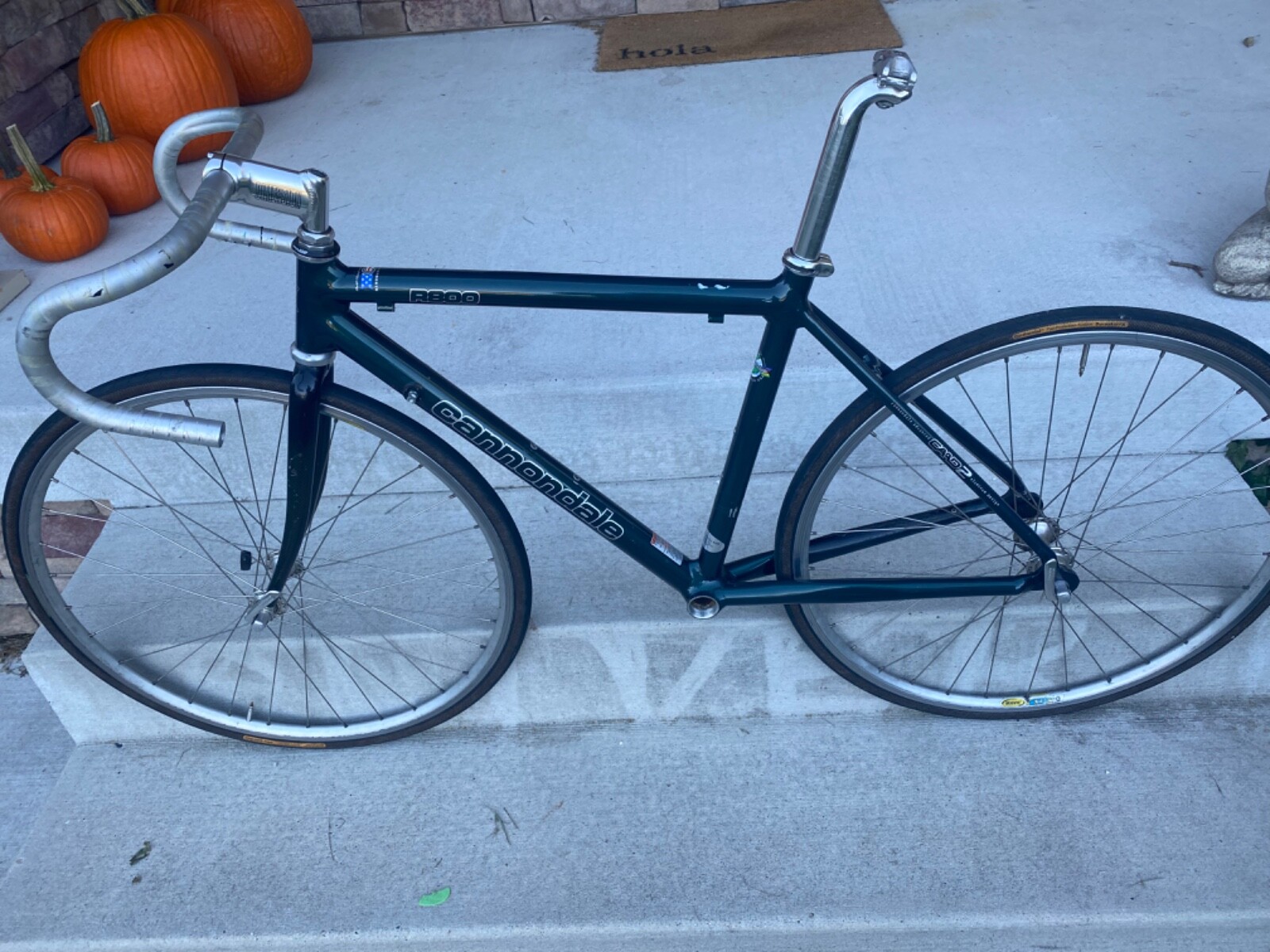 cannondale r800 41cm aluminum frame carbon fork 650c mavic wheels eBay