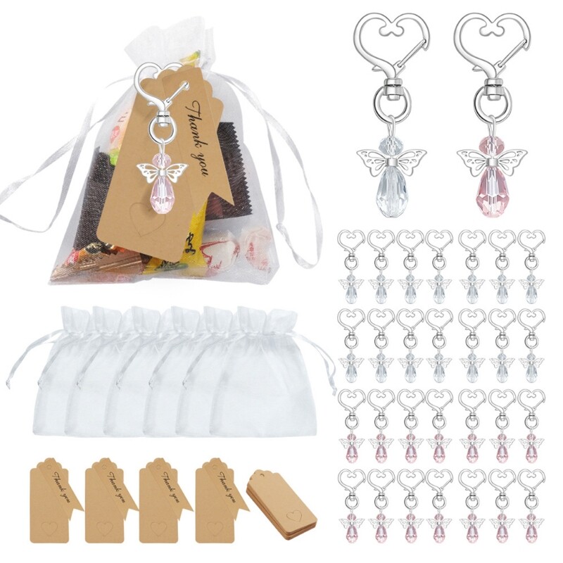 20 Pieces Small Lucky Charms Keychain for Communion Decoration