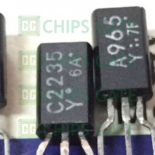 2SA965 Y A965 TRANSISTOR PNP 120V 800mA 1W 120Mhz TO-92L A965Y - Foto 4