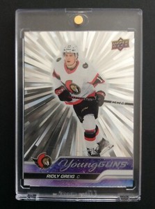 2023-24 Upper Deck Young Guns OUTBURST Hockey Rookie RC #212 Ridly Greig