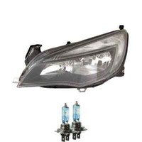 Halogen Scheinwerfer Links H7/ H7 Schwarz FüR Opel Astra J Caravan Inkl. Lampen