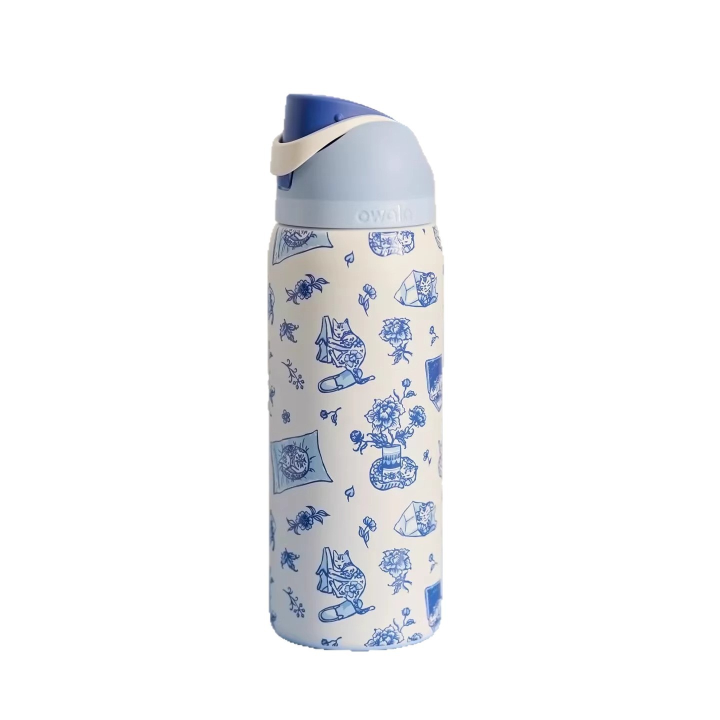 Owala 32 Oz Freesip Water bottle Blue UO Exclusive Flip Lock Brand New