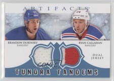 2012-13 Upper Deck Artifacts Blue Brandon Dubinsky Ryan Callahan #TT-CD 0d14