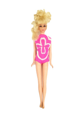 Francie Growin' Pretty Hair 1129 70s Blonde Updo Bendable Knee Doll