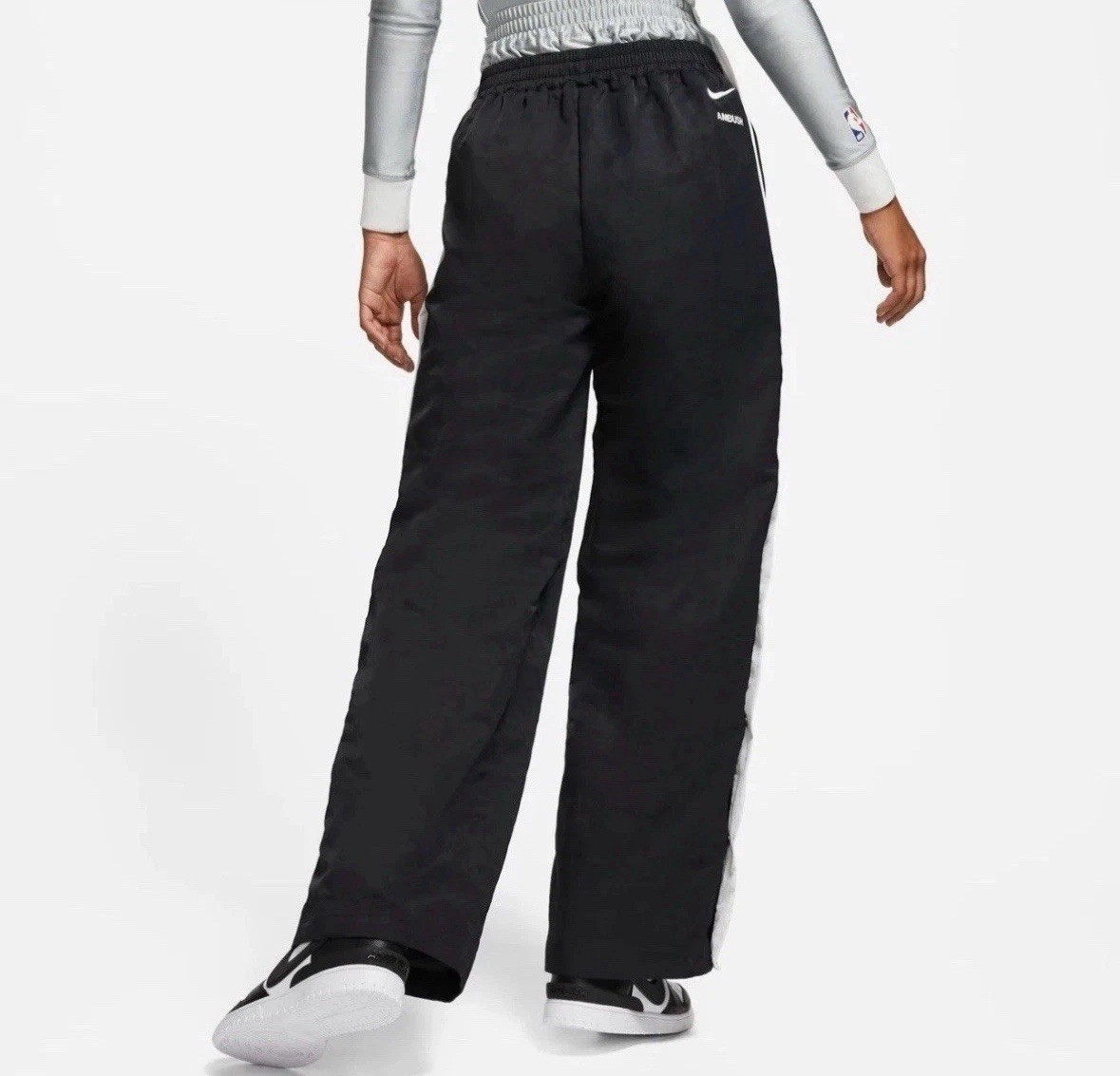 Nike Air x Ambush Tearaway Pants Brooklyn Nets NBA Womens Sz M NWT