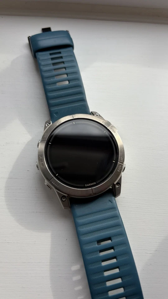 Garmin Epix Pro Gen 2 Sapphire 51mm Titanium GPS 32GB White Band #455, photo 3 of 5