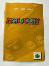 Mario Party N64 Nintendo 64 Instruction Booklet Manual Authentic Only 