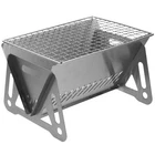 Tabletop Charcoal Grill Portable Stainless Steel Detachable BBQ Metal