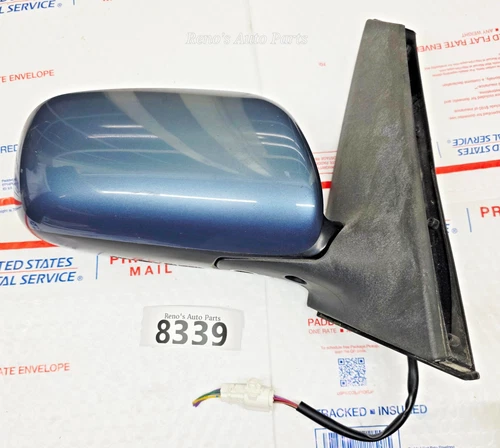 04-09 Toyota Prius Right Passenger RH Side View Door Mirror Seaside Pearl 4-Wire