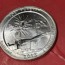 2013 D Fort McHenry Quarter National Park • BU • Buy 10 Get 40% Off • #251024
