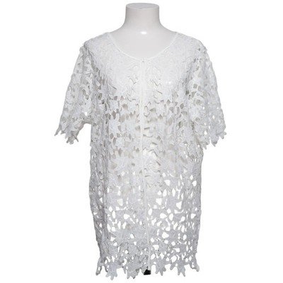 AproductZ, Strickjacke, Damen, Größe: 44, Weiß, Polyester, Blumen, Spitze #ojD