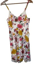 Old Navy Fit & Flare Cami Midi Dress Women’s M Floral Sundress New!!