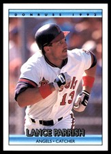 Lance Parrish 1992 Donruss #166 Angels MLB READ FREE SHIPPING AutographDen