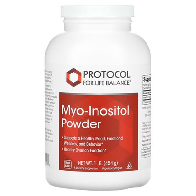 2 X Protocol for Life Balance, Myo-Inositol Powder, 1 lb (454 g)