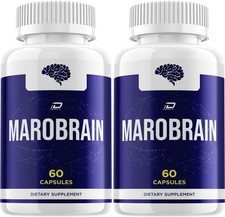(2 Pack) Marobrain Supplement Capsules – Marobrain Natural Blend Memory Focus