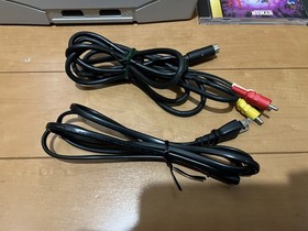 SEGA Saturn Console White Color & Controller with games Japan 0104