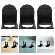 3 Pcs Bathroom Wall Storage Rack Shampoo Bottle Holder Shower Metal