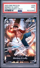2023 ONE PIECE PROMOS PIRATES PARTY VOL.3 035 MONKEY D. LUFFY PSA 9