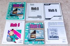 BJU Bob Jones 6th grade MATH 6 Student Workte...