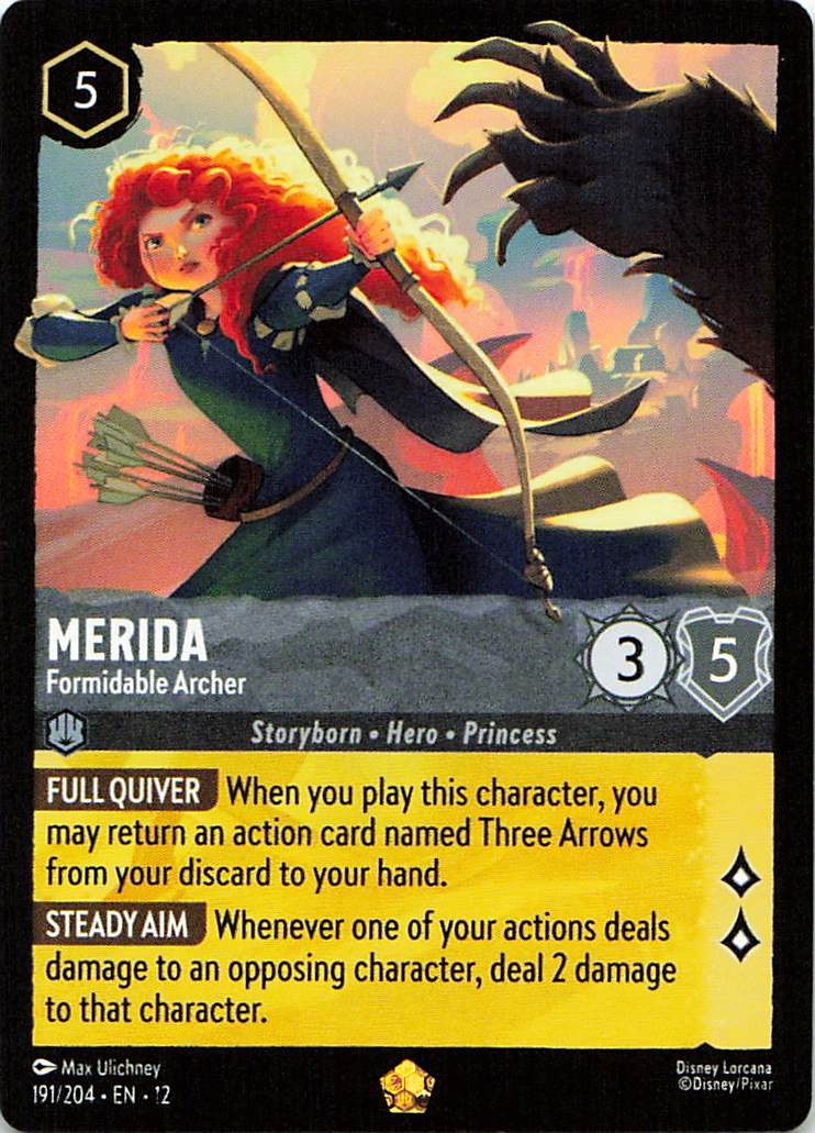 Wilds Unknown Merida #191/204 Legendary Near Mint or Better