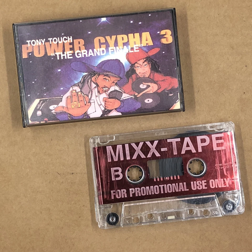 TONY TOUCH Cassette Tape 90s Hip Hop POWER CYPHA 3 EMINEM SAAFIR PRIVATE PRESS - Image 2 of 4