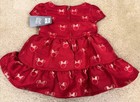NWT Disney Baby Holiday dress *18-24 mos *I paid $35 *red w/gold Minnie Mouse — photo 3