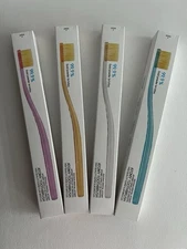 ATOMY Toothbrush 99.9% Gold Coated Nano Vitality Brush Oral Care (4pcs).