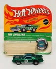 Hot Wheels Redline Sugar Caddy Green Hong Kong Dark Interior w/ Button and Card