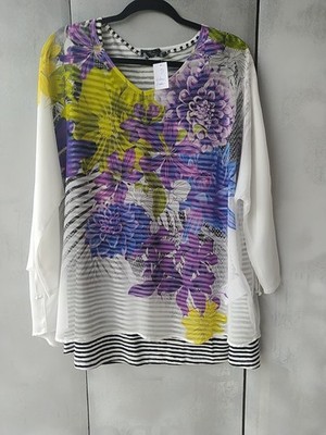Via Appia , Gr. 44 46 Shirt , Bluse Ehemaliger UVP 69