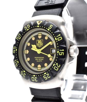 TAG HEUER Formula 1 WA1416 Vintage Quartz Women Watch Black Dial