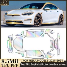 Tesla Model S 2021-2025 Full Car Precut Paint Protection Film Gloss Clear Ppf